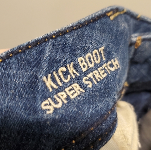 AE | Kick Boots Blue Jeans in Size 10 - Picture 6 of 12